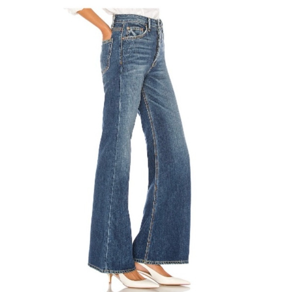 GRLFRND Casey Wide Leg Jeans - size 27